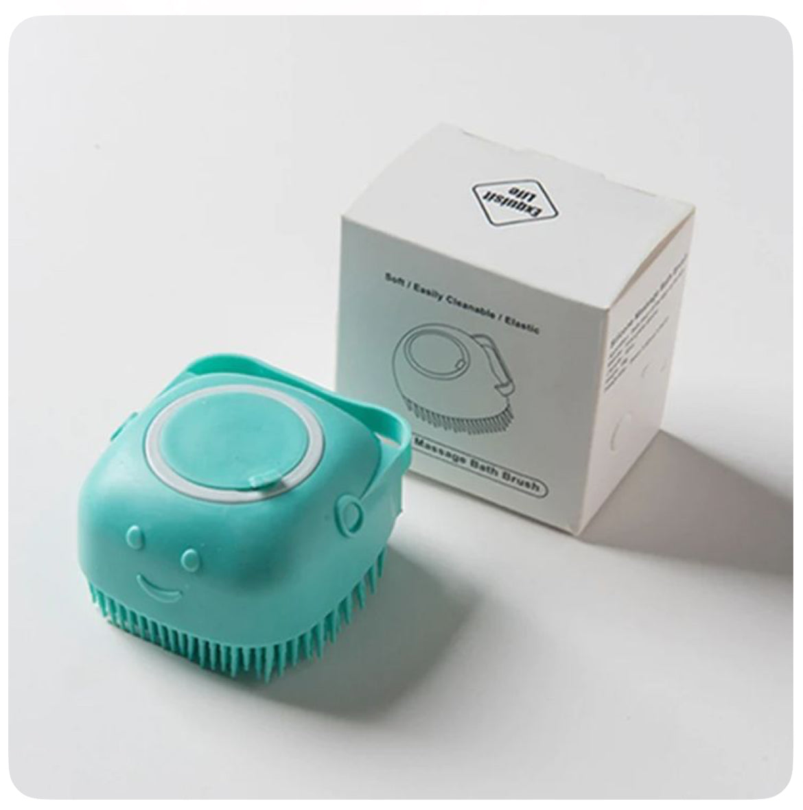 Body Scrubber with Soap Dispenser Brush