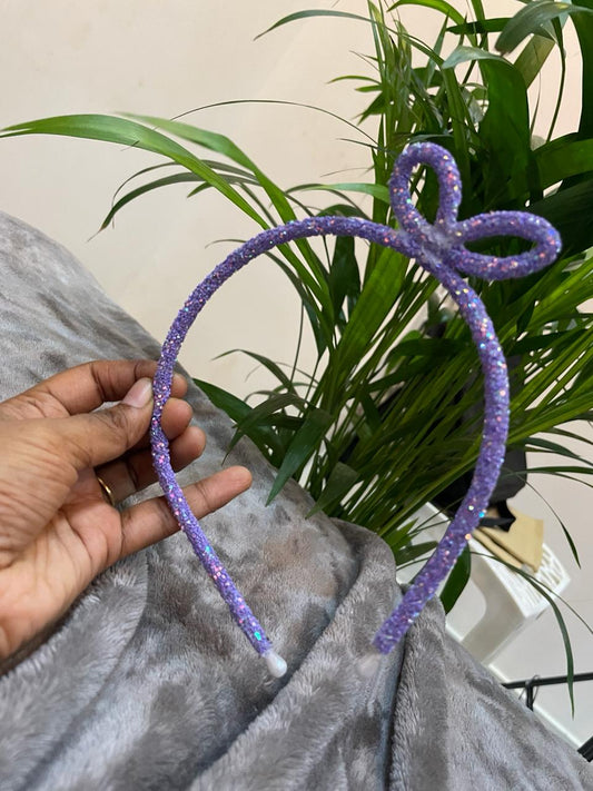 New pack of 3 glitter hair bands for girls and kids