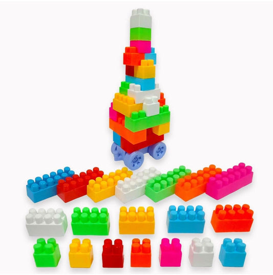 ZUED Building Blocks for Kids,Blocks for Kids, (Approx 50 Piece) (Train Building Block)