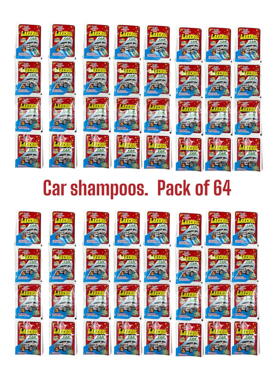 Lakerol wax finished car shampoo all vehicle use this item Lx3 color protected formula (Pack of 64 pieces)