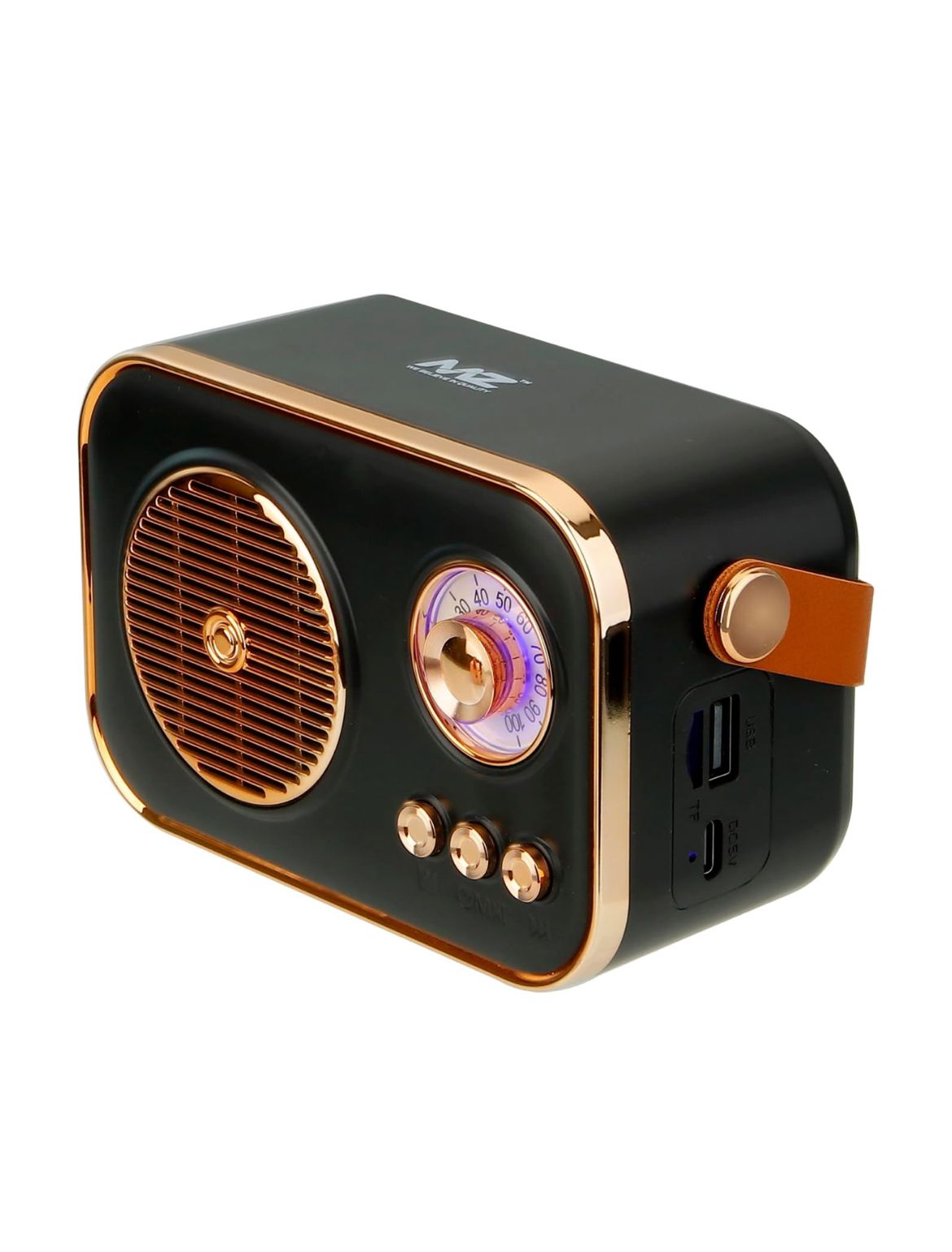 MZ M209 (Portable Bluetooth Speaker) Dynamic Thunder Sound with High Bass, 5W Power with 1200mAh Battery (Black)