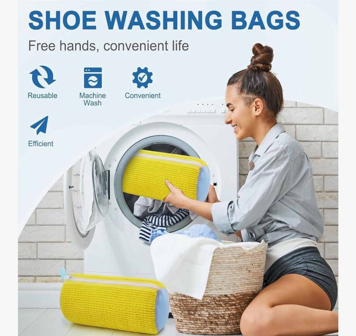 Shoe Washing Machine Bags for Cleaning