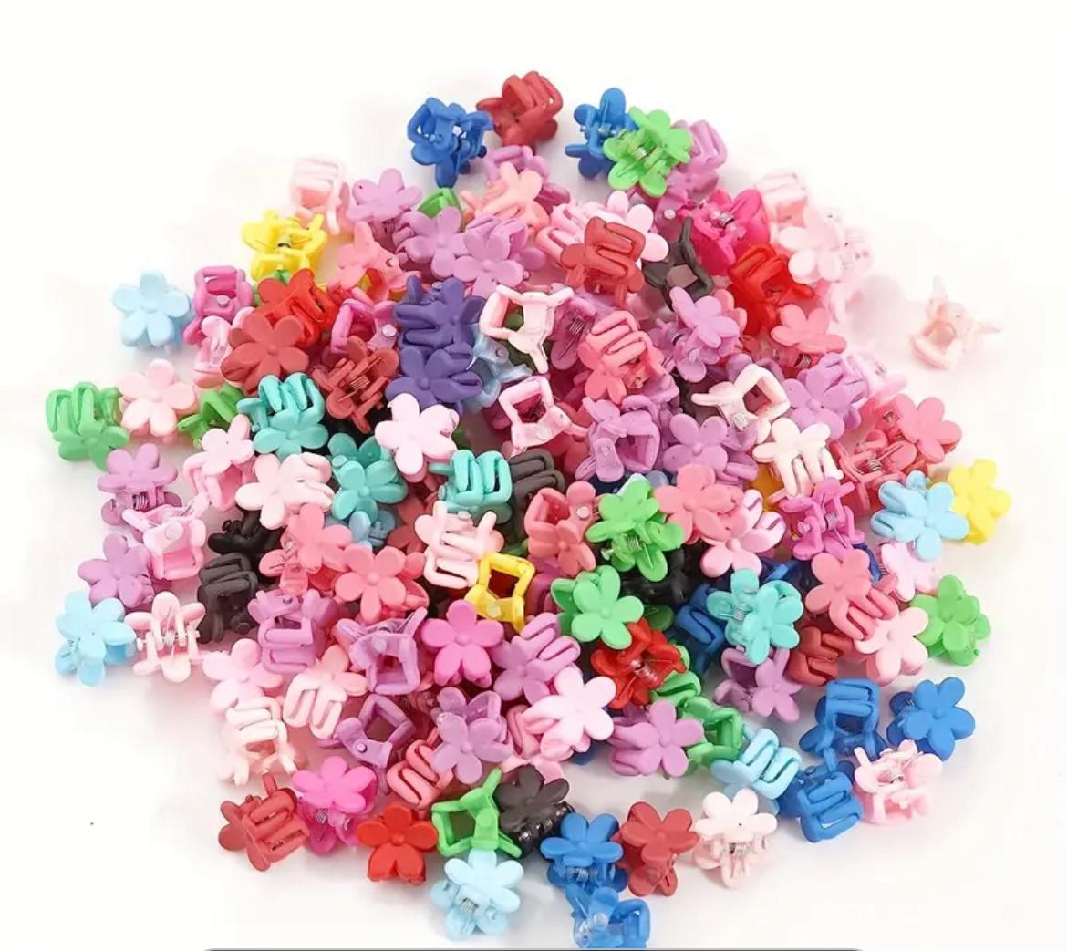 Mini matte hair claw small for kids and girls 30 pices