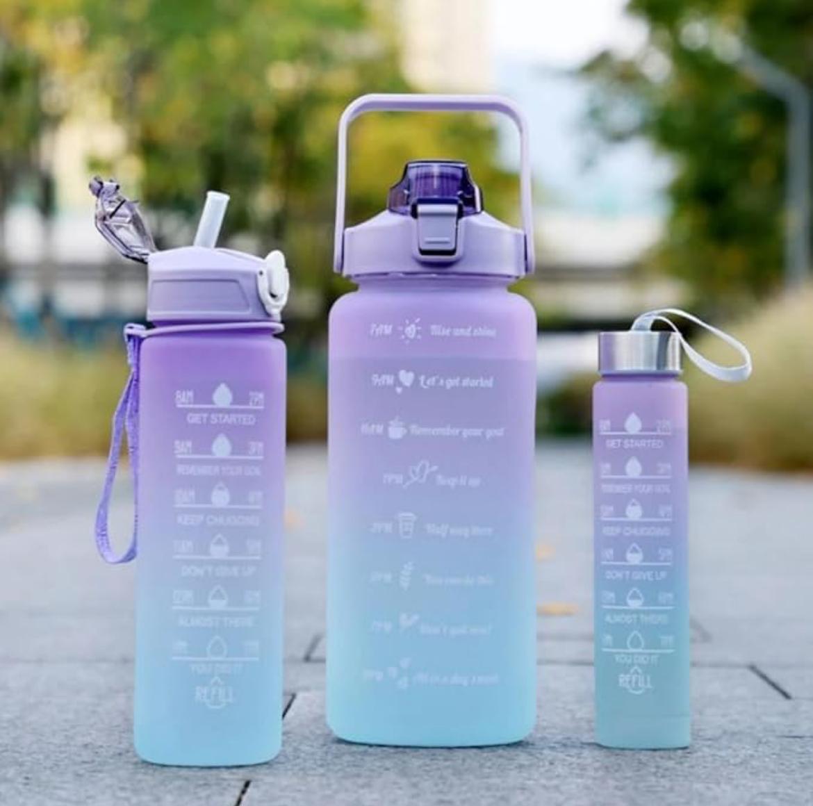 Water Bottle Combo Set (2L, 900ML, 300ML)