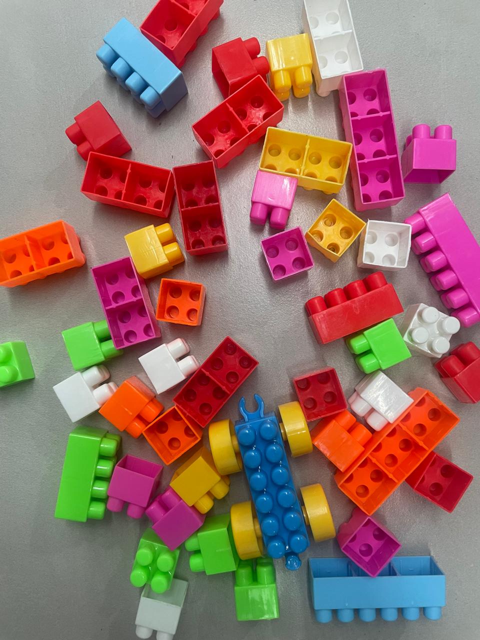 ZUED Building Blocks for Kids,Blocks for Kids, (Approx 50 Piece) (Train Building Block)