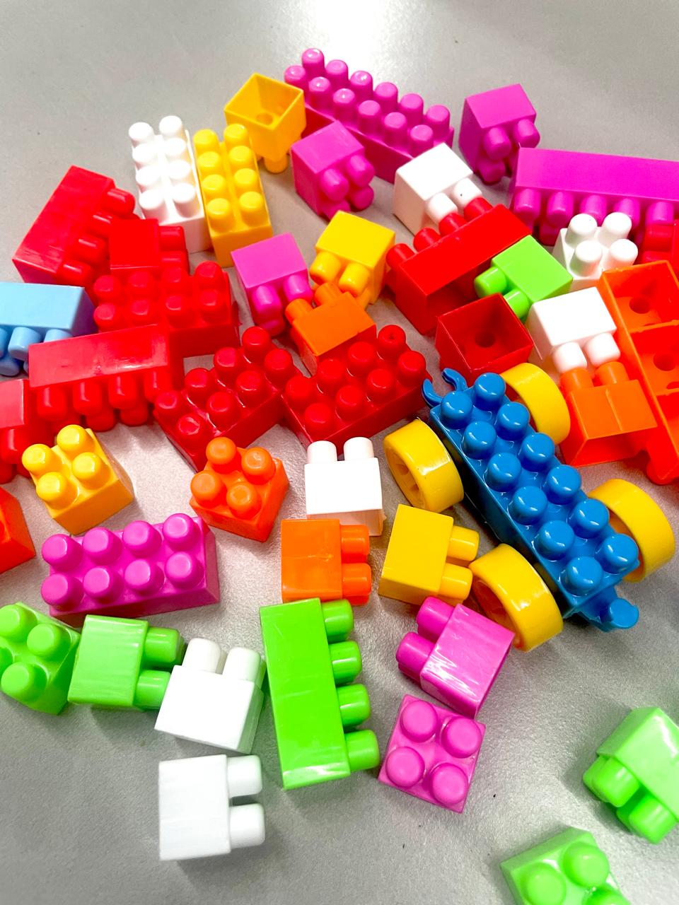 ZUED Building Blocks for Kids,Blocks for Kids, (Approx 50 Piece) (Train Building Block)