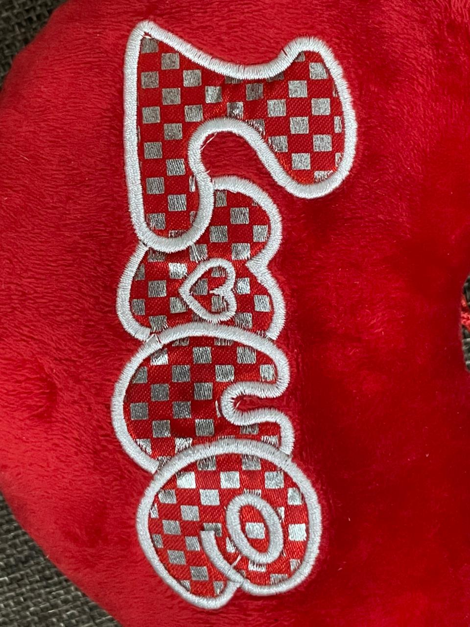 Heart Shape Cushion Stuffed Hanging Red Pillow with Best Filling Covers, Valentines Gift- (Red 6x7Inches, Set of 2)