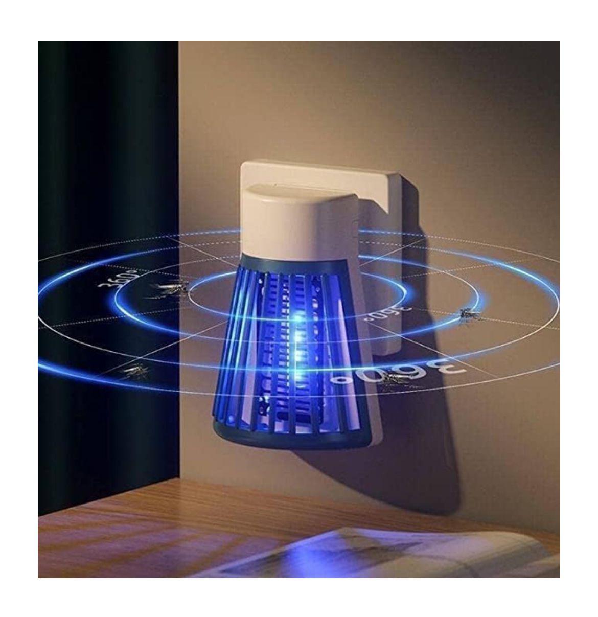 Eco Friendly Electronic Led Mosquito Killer Machine Trap Lamp, Theory Screen Protector Mosquito Killer Lamp for USB Powered Electronic Mosquito Killer Bug Zappers (Multi)