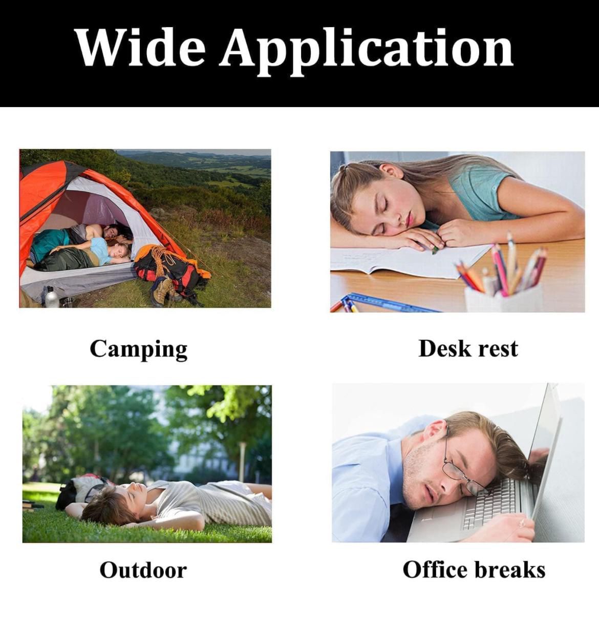 Blue Velvet Air Pillow Travel Sleeping Pillow Backpacking Soft Comfortable Air Inflatable Travel and Tourist Pillow Headrest for Men and Women (Pack of 2)