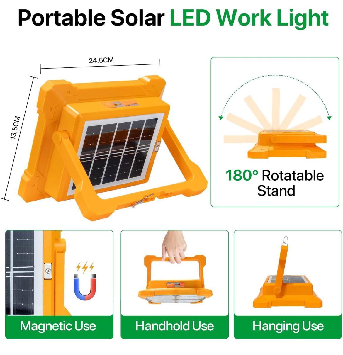 Portable LED Work Solar Light