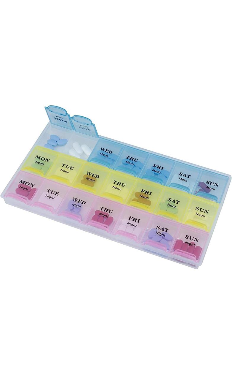 Pill Medicine Organizer