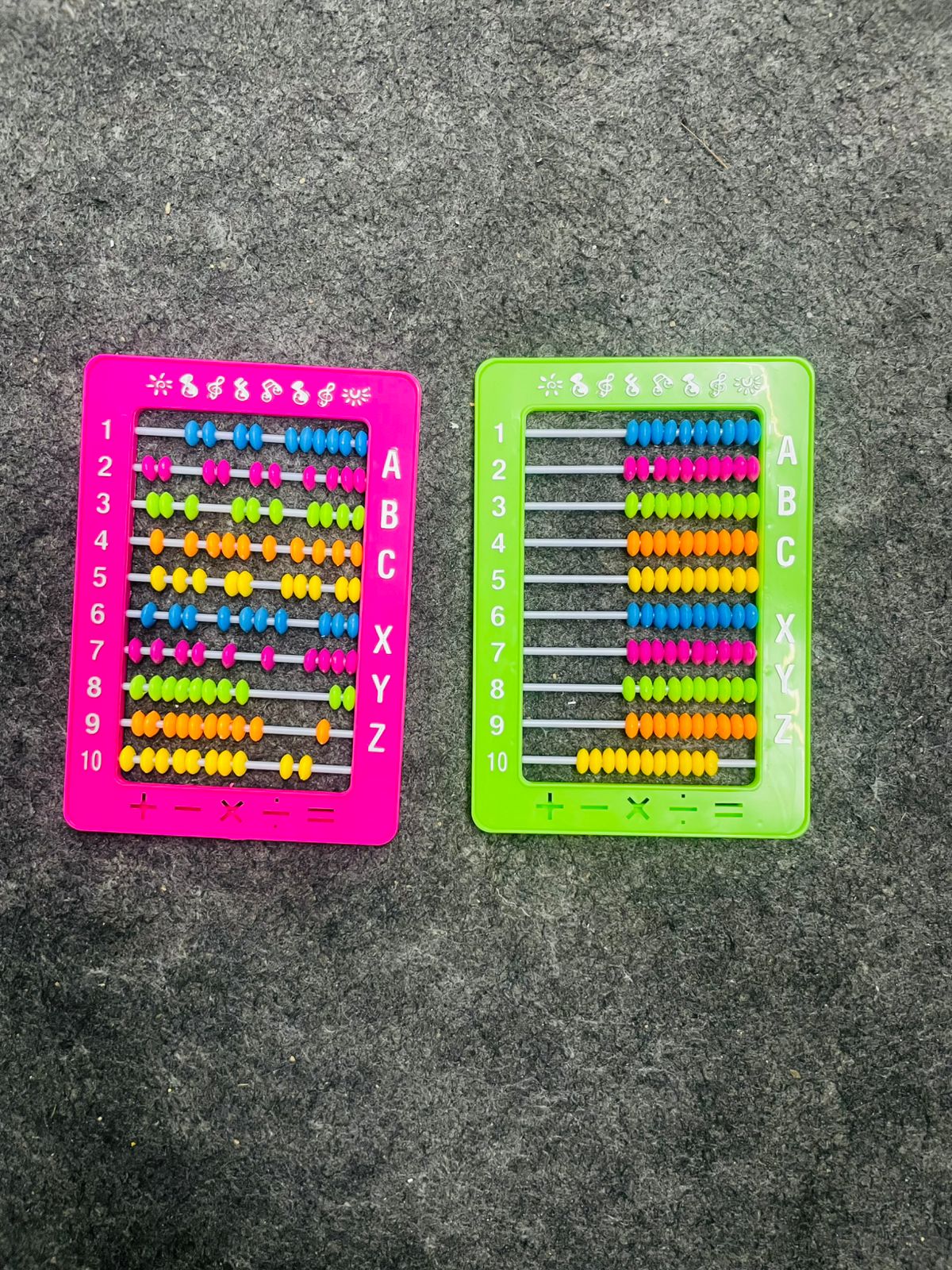 Kids education abacus 🧮 toy Pack of 2 /. 7”x5” size