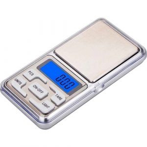 Mini Digital Pocket Weight Scale Machine with Auto Calibration Tare Full Capacity for Jewellery Chemical Weighing (200/0.01 g, Silver color)