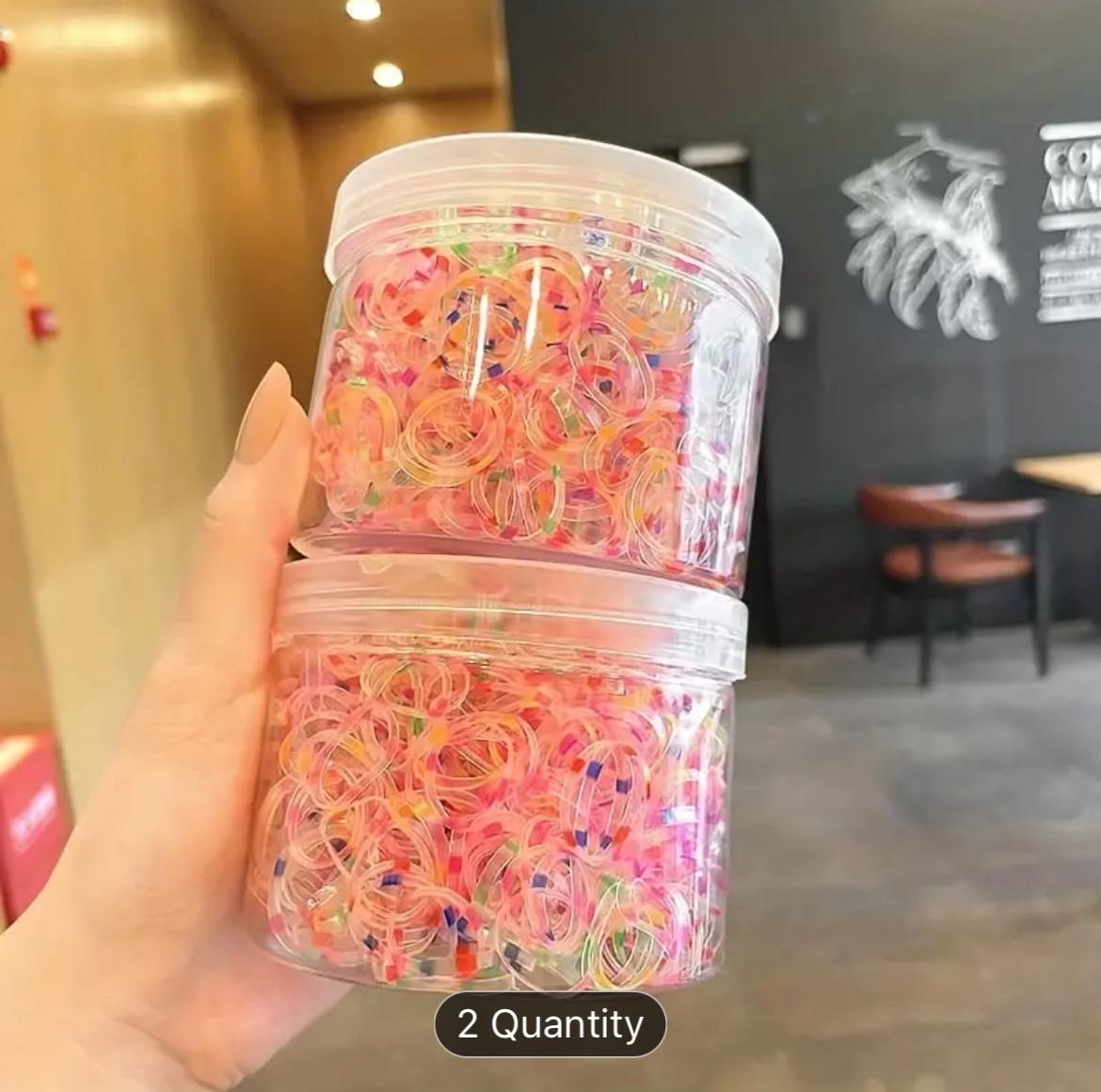 Rubber Bands Soft Elastic Bands for Kid Hair Braids Hair