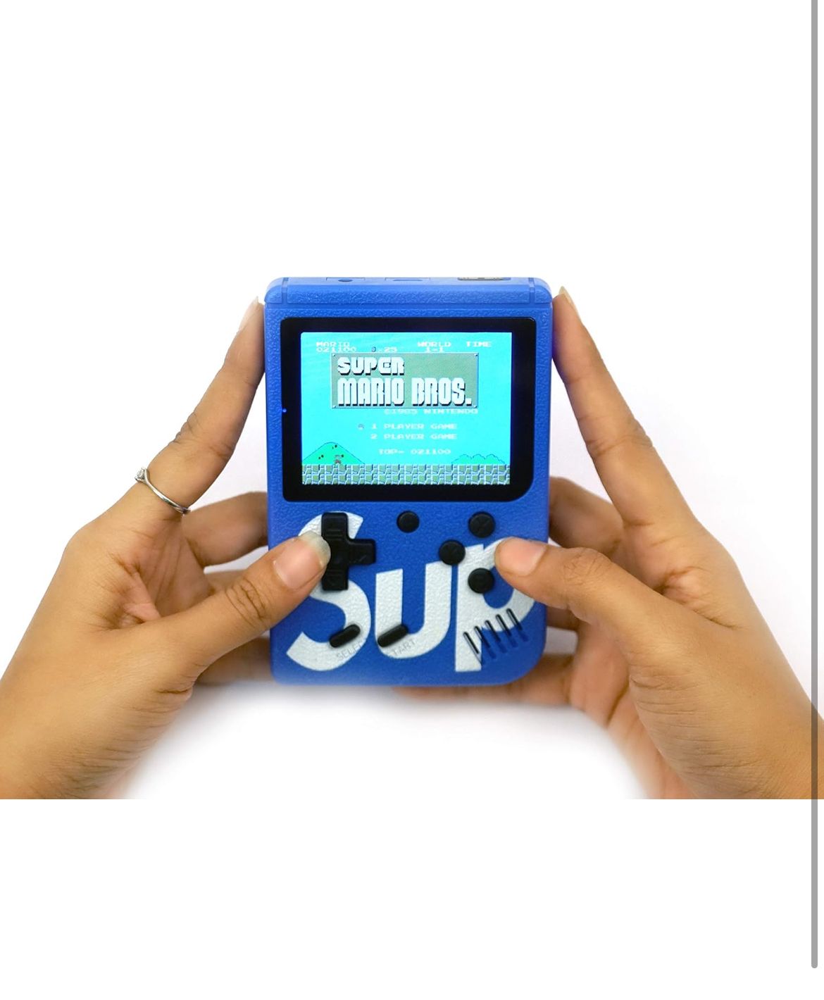 Video Game for Kids SUP 400 in 1 Retro Game Box Console Handheld Game Box with TV Output & with Remote Controller Gaming Console Classic Games Support Connecting TV & 2 Players (Multicolor)